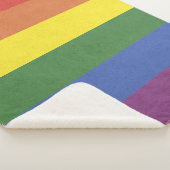 Regenbogenstreifen Sherpadecke (3/4)