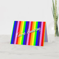 Regenbogenstreifen Sie sind Phantastisch Vielen Da