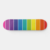 Regenbogenstreifen Skateboard (Horizontal)