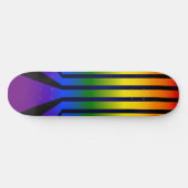Regenbogenstreifen Skateboard (Horizontal)