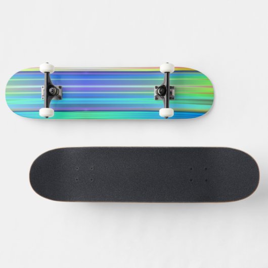 Regenbogenstreifen Skateboard (Horizontal)