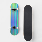 Regenbogenstreifen Skateboard (Vorderseite)