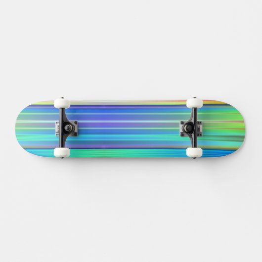Regenbogenstreifen Skateboard (Horizontal)