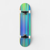 Regenbogenstreifen Skateboard (Vorderseite)