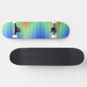 Regenbogenstreifen Skateboard (Horizontal)