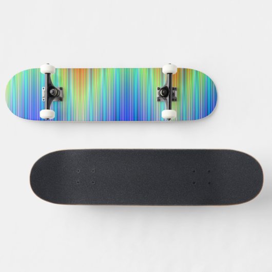 Regenbogenstreifen Skateboard (Horizontal)