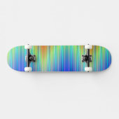 Regenbogenstreifen Skateboard (Horizontal)