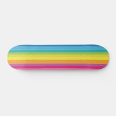 Regenbogenstreifen Skateboard (Horizontal)