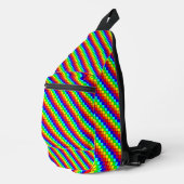 Regenbogenstreifen - Sling Bag (Rechte Ecke)