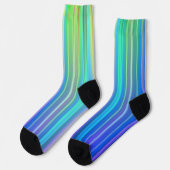 Regenbogenstreifen Socken (Linkes Detail)