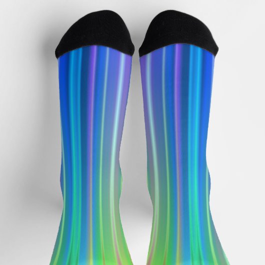 Regenbogenstreifen Socken (Oben)