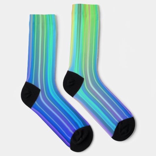 Regenbogenstreifen Socken (Rechts)