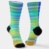 Regenbogenstreifen Socken (Gewinkelt)