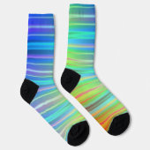 Regenbogenstreifen Socken (Rechts)