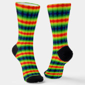 Regenbogenstreifen Socken (Gewinkelt)