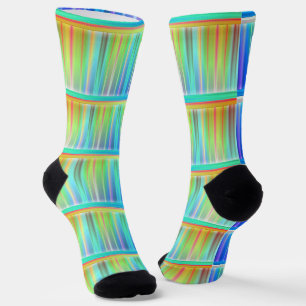 Regenbogenstreifen Socken