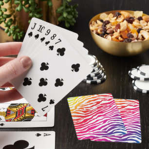 Regenbogenstreifen Spielkarten