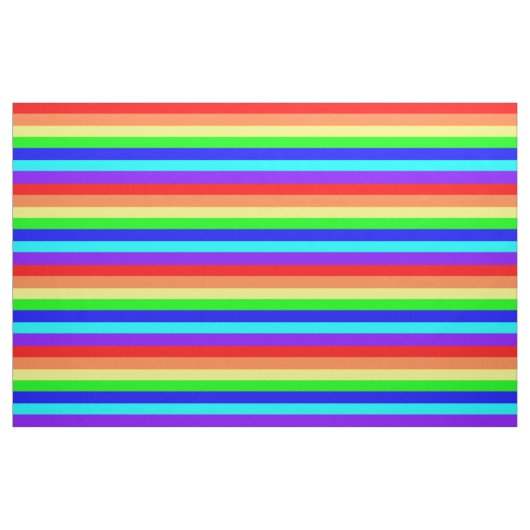 Regenbogenstreifen Stoff (Fat Quarter (45,7 x 55,9 cm))