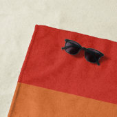 Regenbogenstreifen Strandtuch (Beispiel)