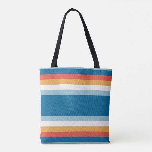 Regenbogenstreifen Tasche (Rückseite)