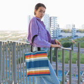 Regenbogenstreifen Tasche