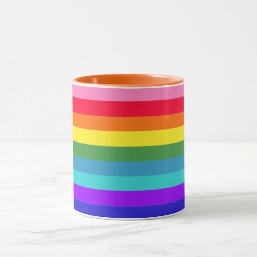 Regenbogenstreifen Tasse (Zentrum)