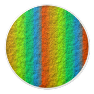REGENBOGENSTREIFEN TEXTUR KERAMIKKNAUF