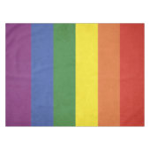 Regenbogenstreifen Tischdecke (Vorderseite (Horizontal))