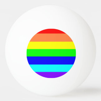 Regenbogenstreifen Tischtennisball
