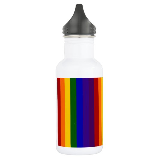 Regenbogenstreifen Trinkflasche (Links)