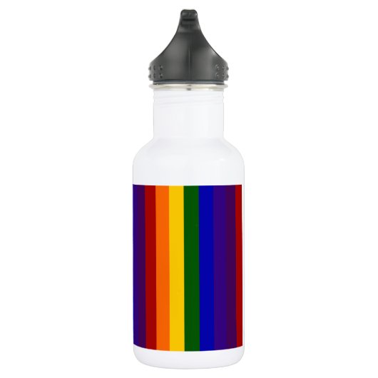 Regenbogenstreifen Trinkflasche (Rechts)