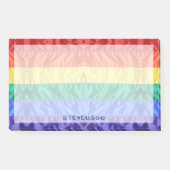 Regenbogenstreifen unter der Regenbogenflagge indi Post-it Klebezettel (Vorderseite)