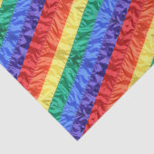 Regenbogenstreifen unter Regenbogenflagge Gay Prid Seidenpapier (Ausschnitt)