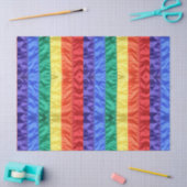 Regenbogenstreifen unter Regenbogenflagge LGBT LGB Seidenpapier (Basteln)