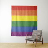 Regenbogenstreifen Wandteppich (Beispiel)