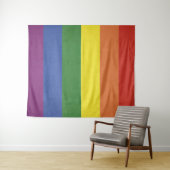 Regenbogenstreifen Wandteppich (Beispiel (Horizontal))