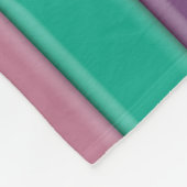 Regenbogenstreifen wirbeln fleecedecke (Ecke)