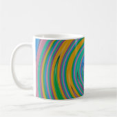 Regenbogenstreifen wirbeln kaffeetasse (Links)