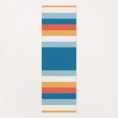 Regenbogenstreifen Yogamatte (Vorderseite)