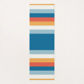 Regenbogenstreifen Yogamatte (Rückseite)