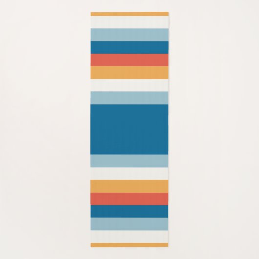 Regenbogenstreifen Yogamatte (Rückseite)