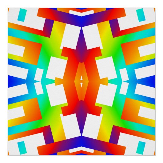 Regenbogenstreifus Poster (Vorderseite)