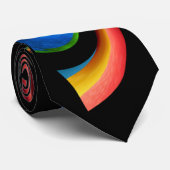 Regenbogenstrudel III Krawatte (Gerollt)