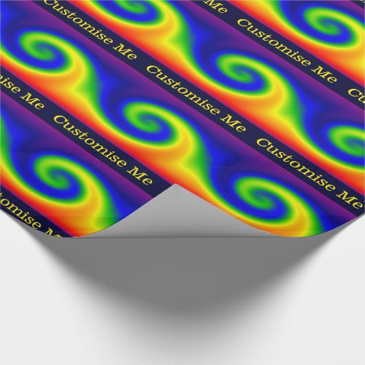 RegenbogenSurf Geschenkpapier (Ecke)