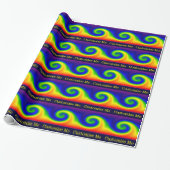 RegenbogenSurf Geschenkpapier (Ungerollt)