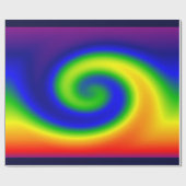 RegenbogenSurf Geschenkpapier (Flach)