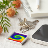 RegenbogenSurf Schlüsselanhänger (Seite)