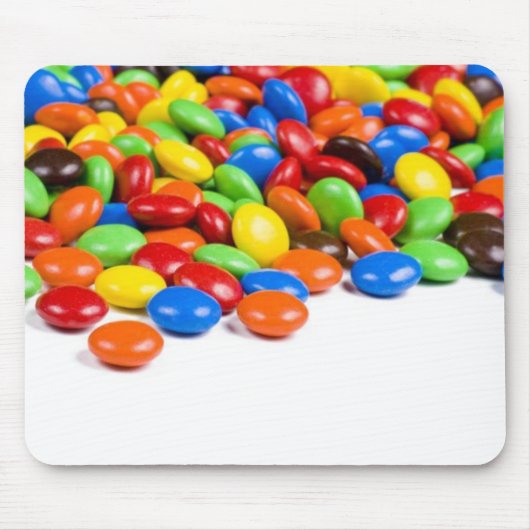 Regenbogensüßigkeit Mousepad (Vorne)