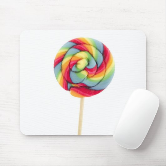 Regenbogensüßigkeitssauger Mousepad (Mit Mouse)