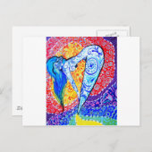 Regenbogentag der Toten Meerjungfrau Postkarte (Vorne/Hinten)